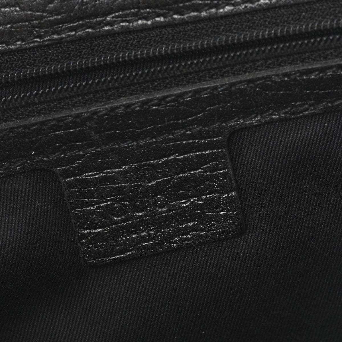 Monogram Bamboo Handle Bag Black