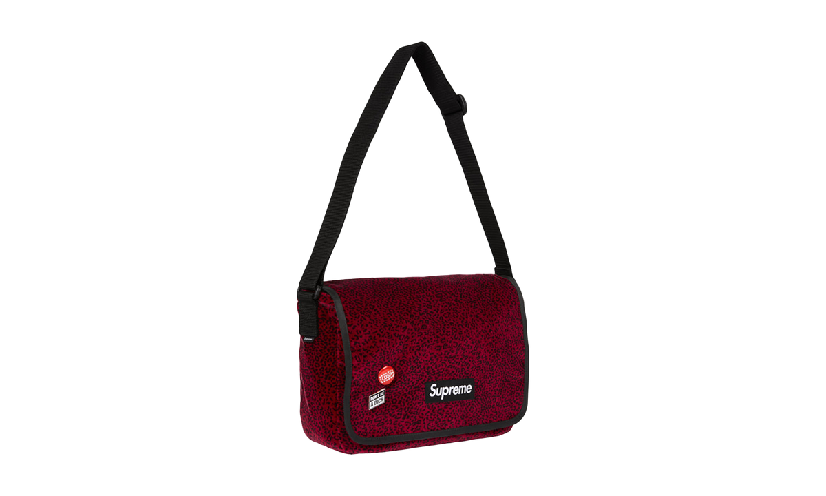 Velvet Small Messenger Bag "Red Leopard" SU26342