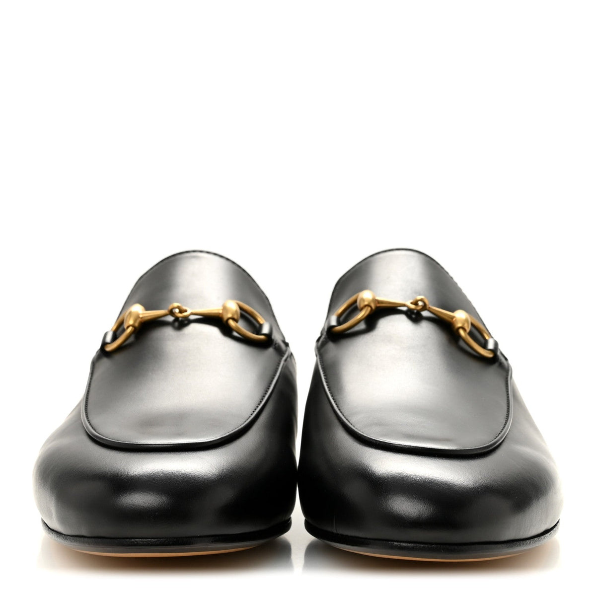 Calfskin Womens Princetown Slippers 37.5 Black
