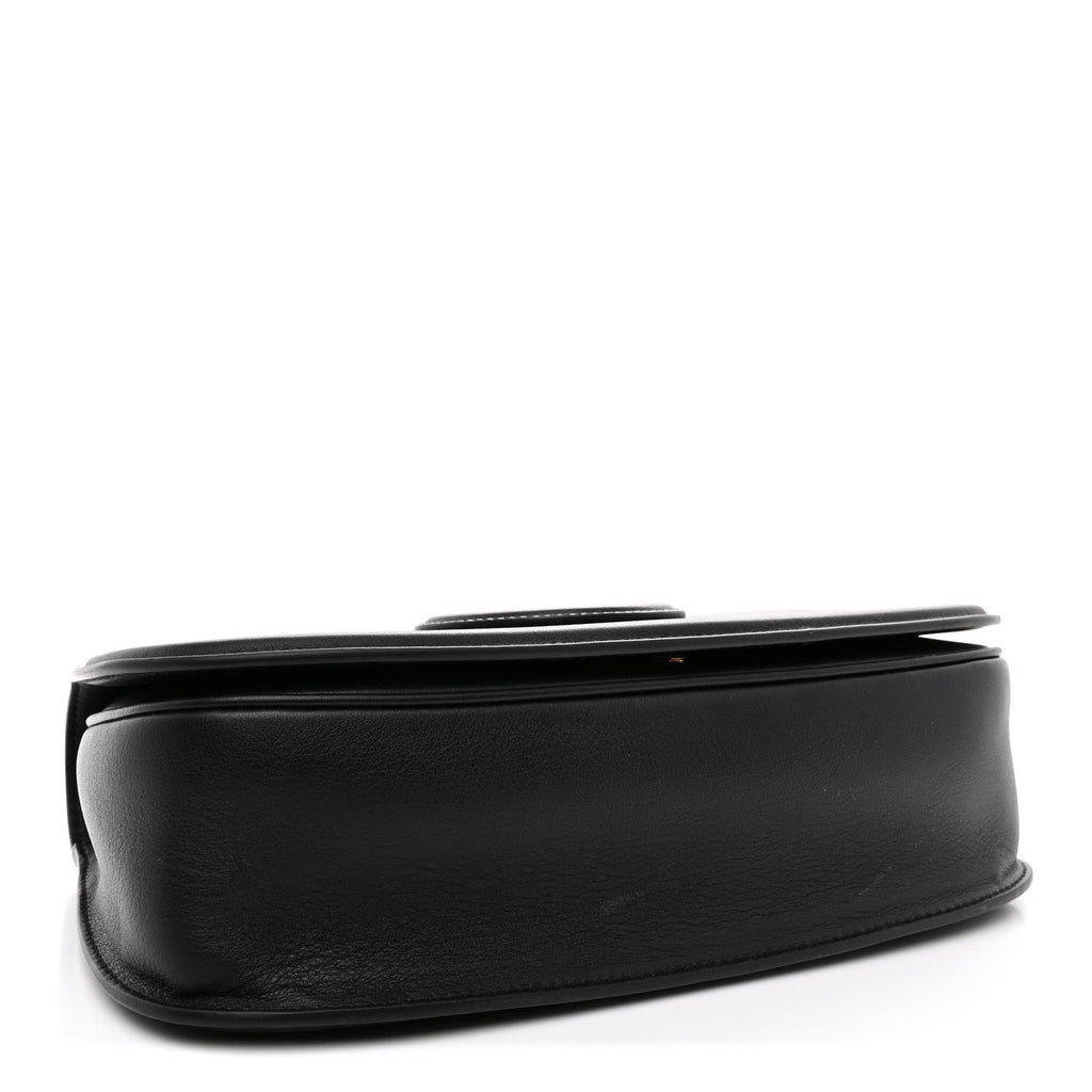 Calfskin Large Blondie Top Handle Bag Black