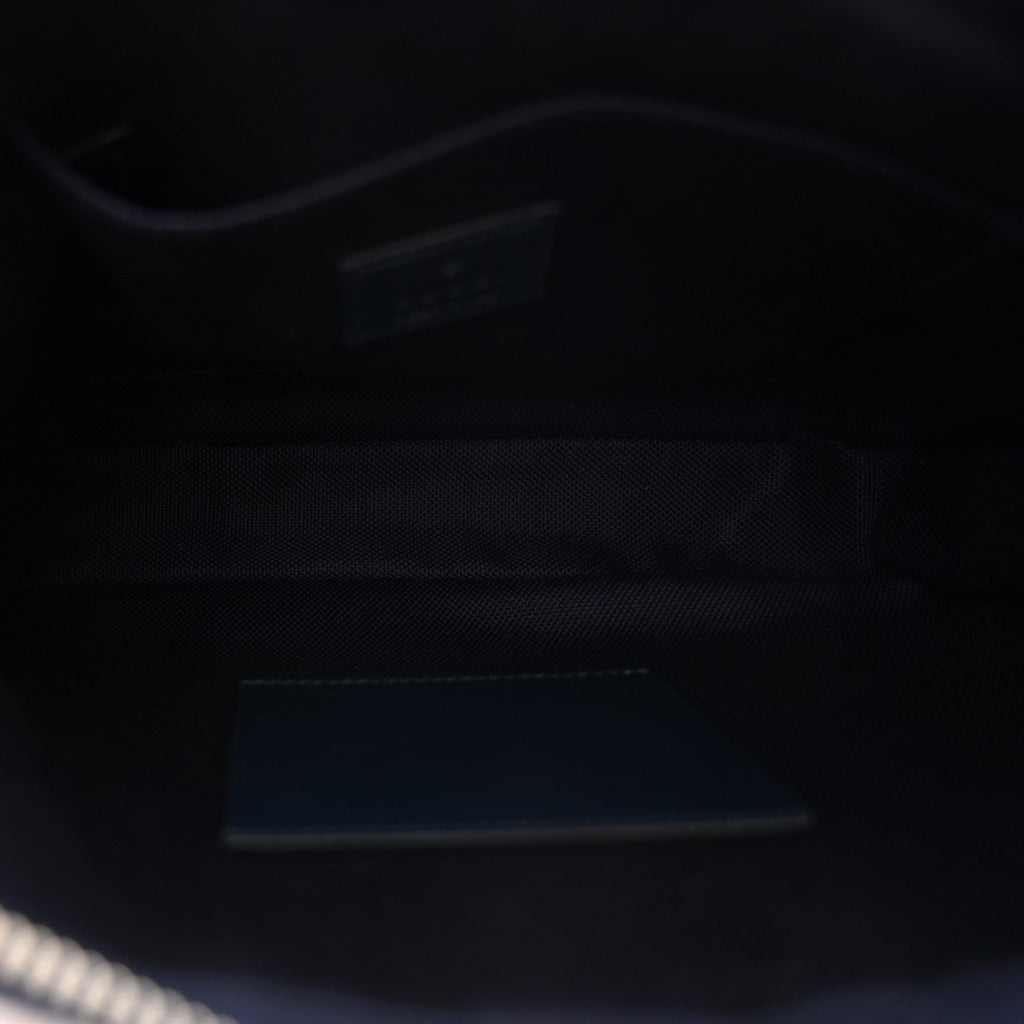 Denim GG Monogram Camouflage Small Crossbody Bag Blue