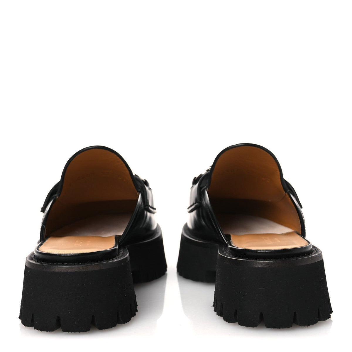 Cordovan Lux Womens Sylke Horsebit Platform Mules 37 Black