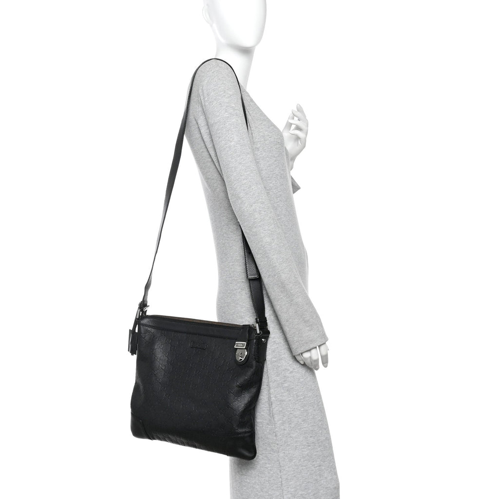 Guccissima GG Messenger Bag Black