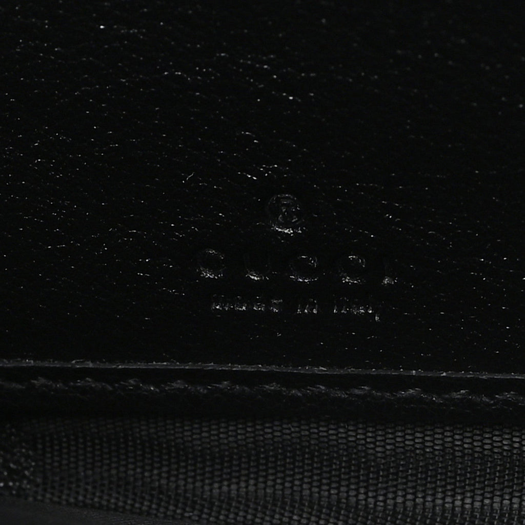 Wonka Grain Calfskin Diana Continental Wallet Black Black