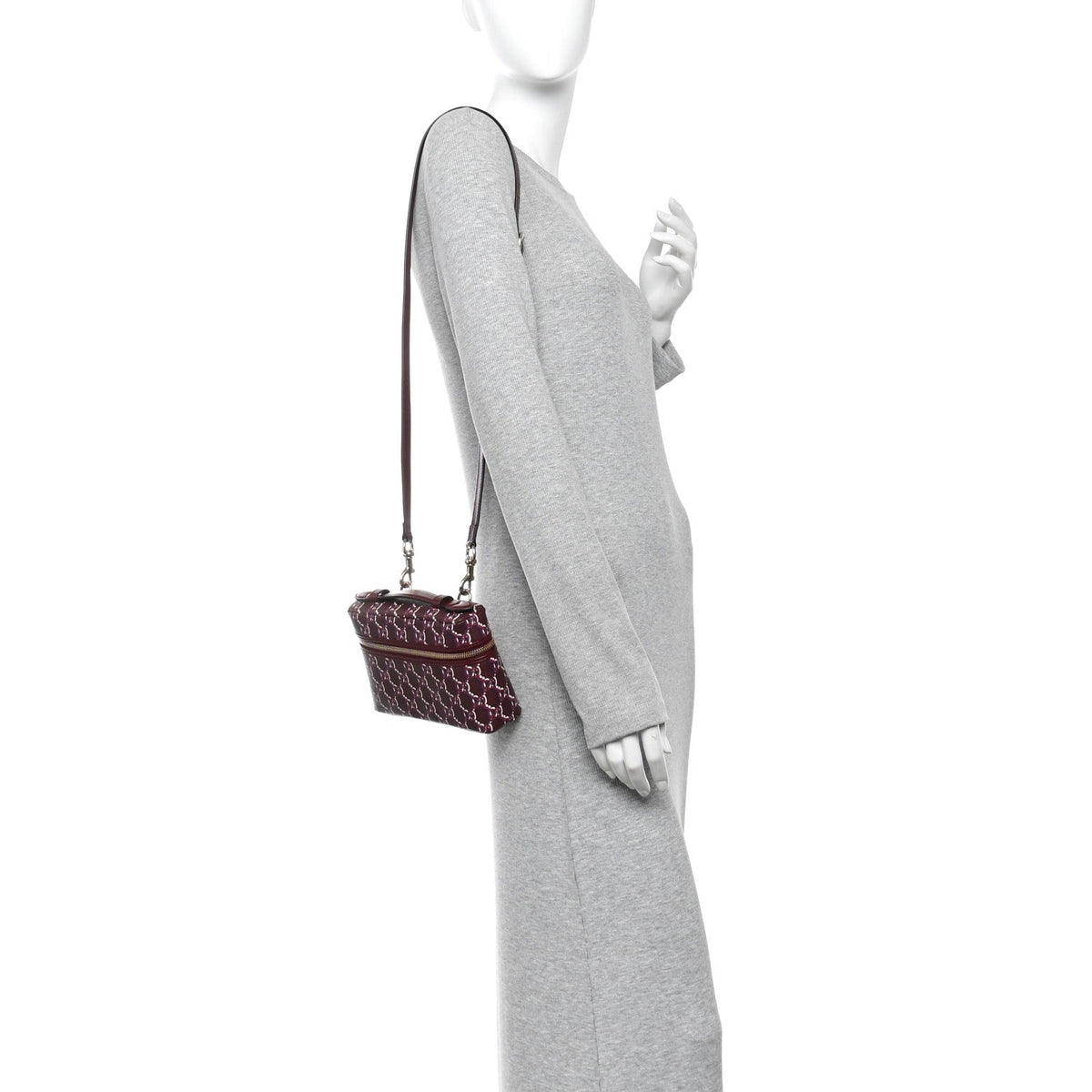 GG Shadow Supreme Canvas Mini Crossbody Bag Rosso Ancora Red