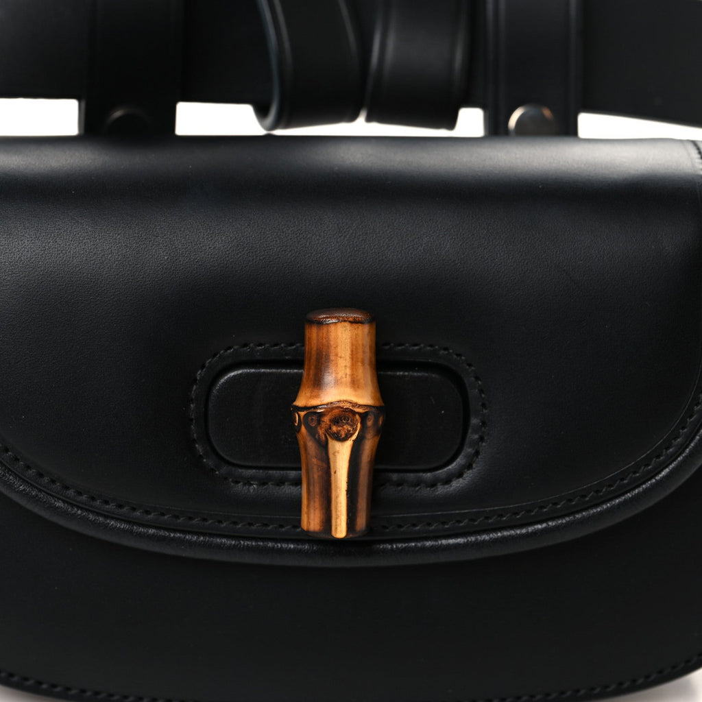 Calfskin Bamboo Mini 1947 Belt Bag 85 34  Black