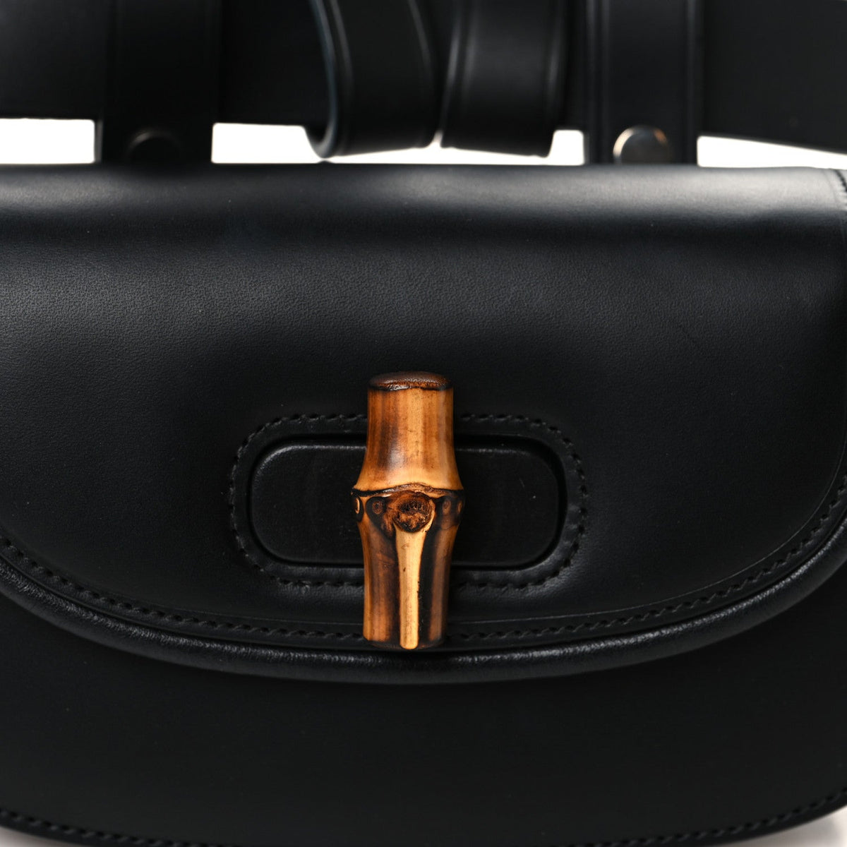 Calfskin Bamboo Mini 1947 Belt Bag 85 34  Black