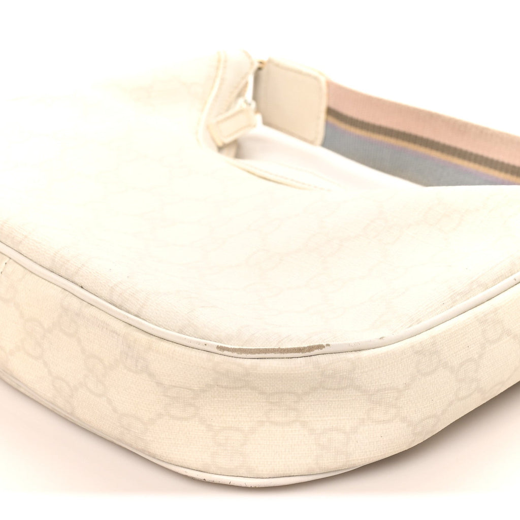 GG Plus Small Hobo White