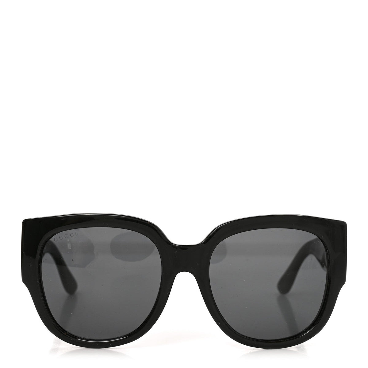 Acetate Square Frame Sunglasses GG0142SA Black