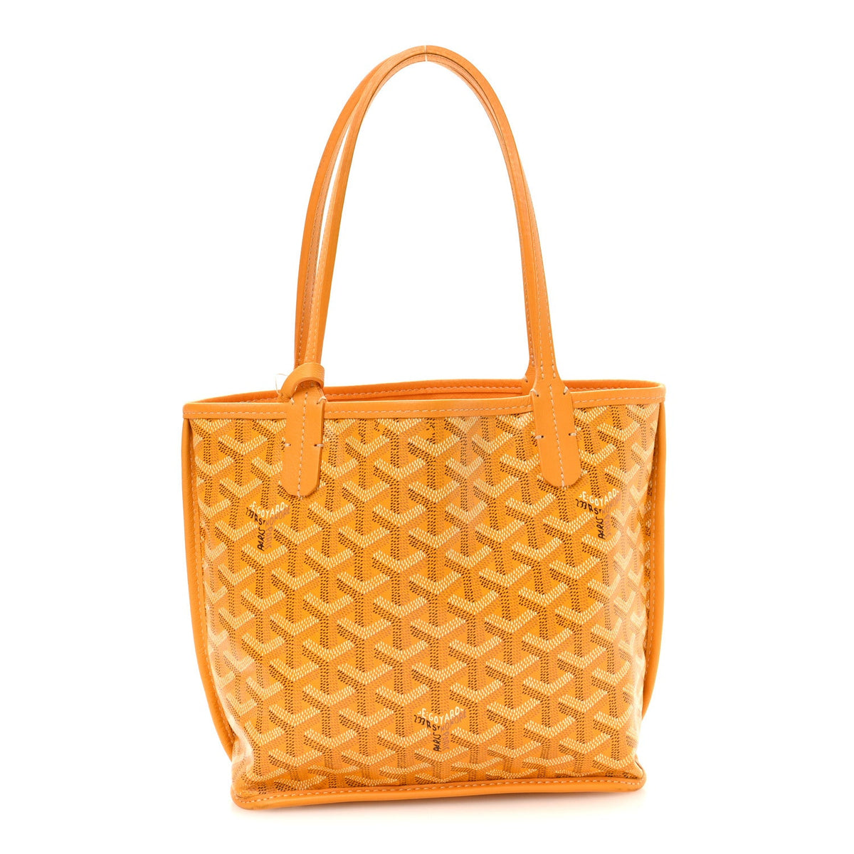 Goyardine Reversible Mini Anjou Yellow