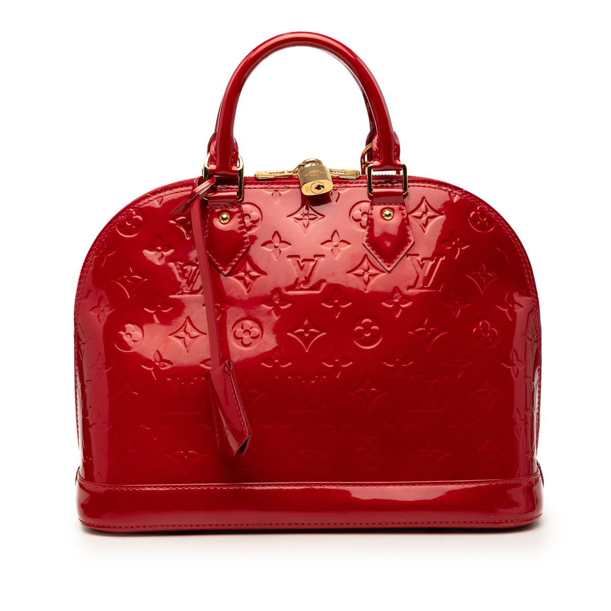 Alma Handbag Monogram Vernis PM