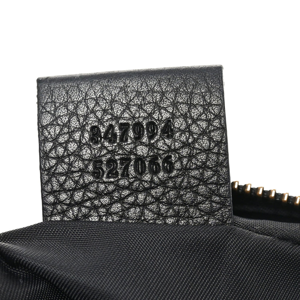 Pebbled Calfskin Mini Soho Disco Bag Black