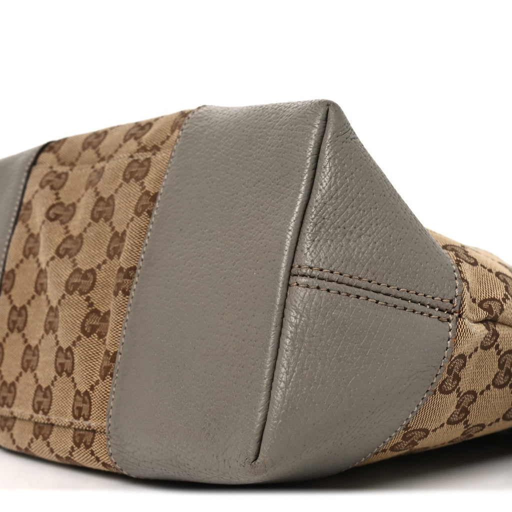 Monogram Medium Bree Foldover Tote Beige