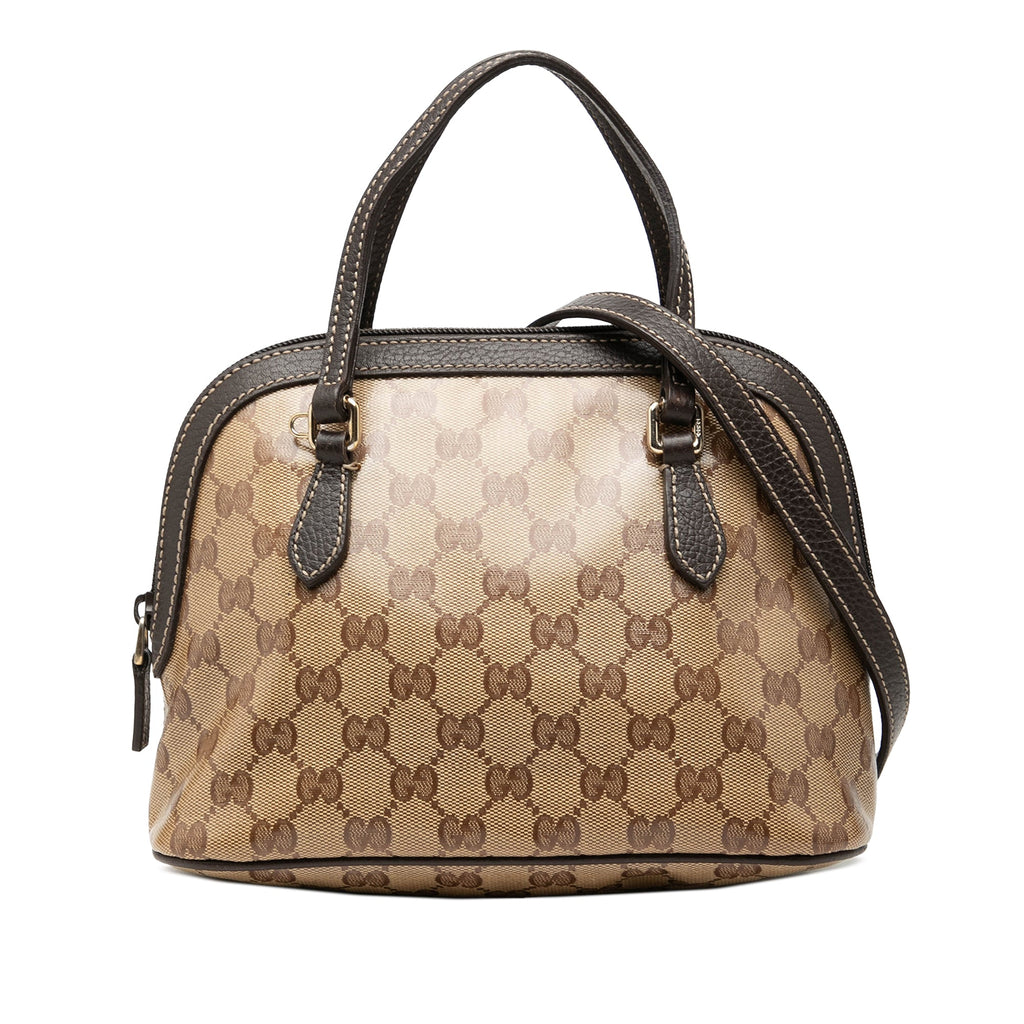 Ophidia Convertible Boston Bag GG Coated Canvas Mini