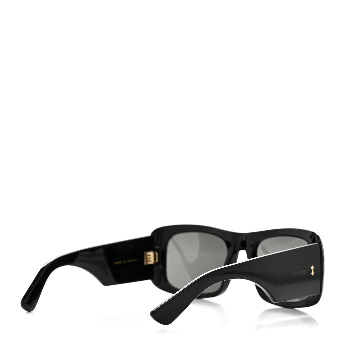 Acetate Square Frame Sunglasses GG1080S Black