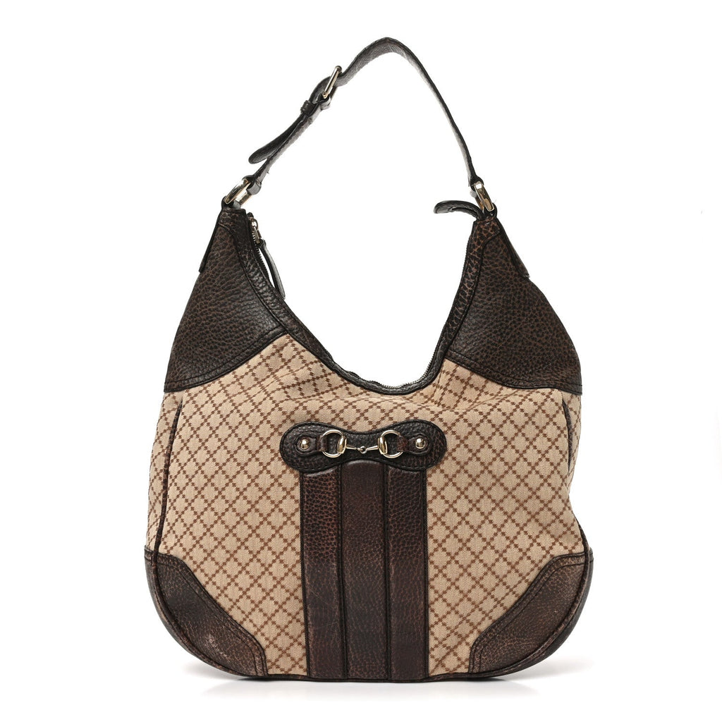 Diamante Catherine Hobo Brown