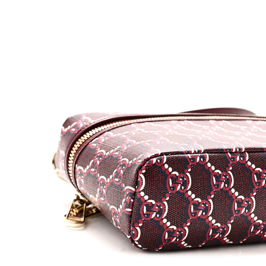 GG Shadow Supreme Canvas Mini Crossbody Bag Rosso Ancora Red