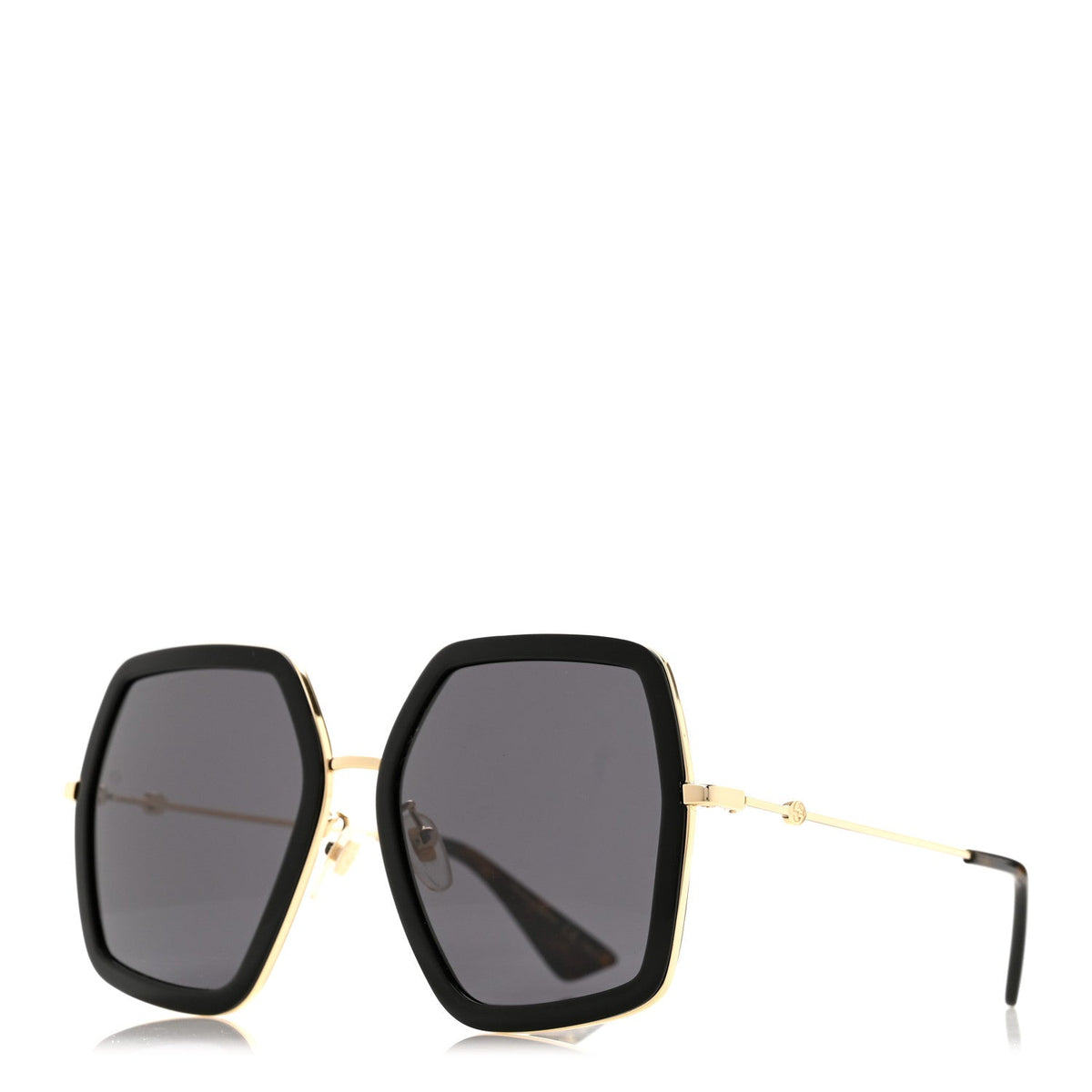Acetate Oversize Square Frame GG0106S Sunglasses Black