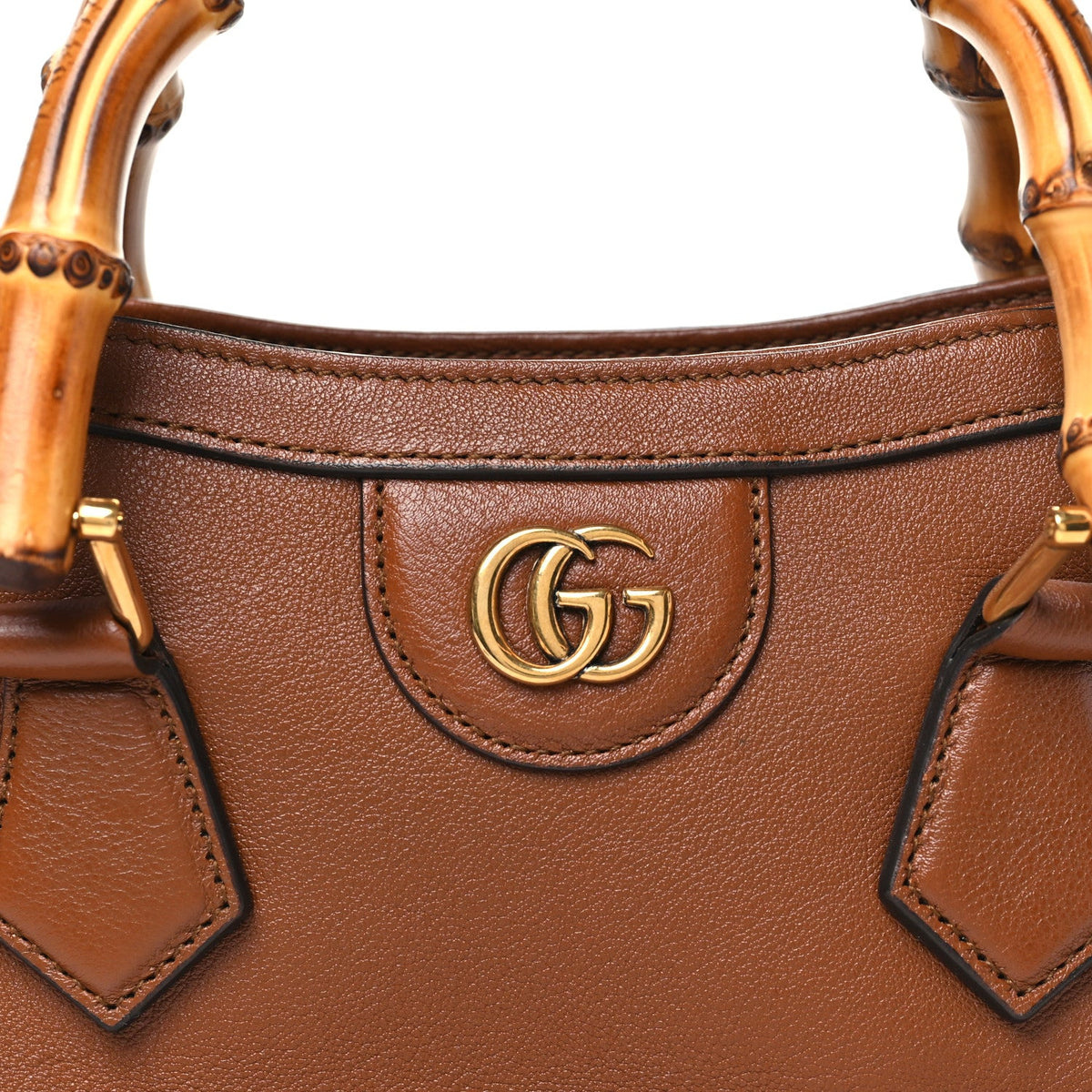 Wonka Grain Calfskin Mini Diana Tote Bag Cuir