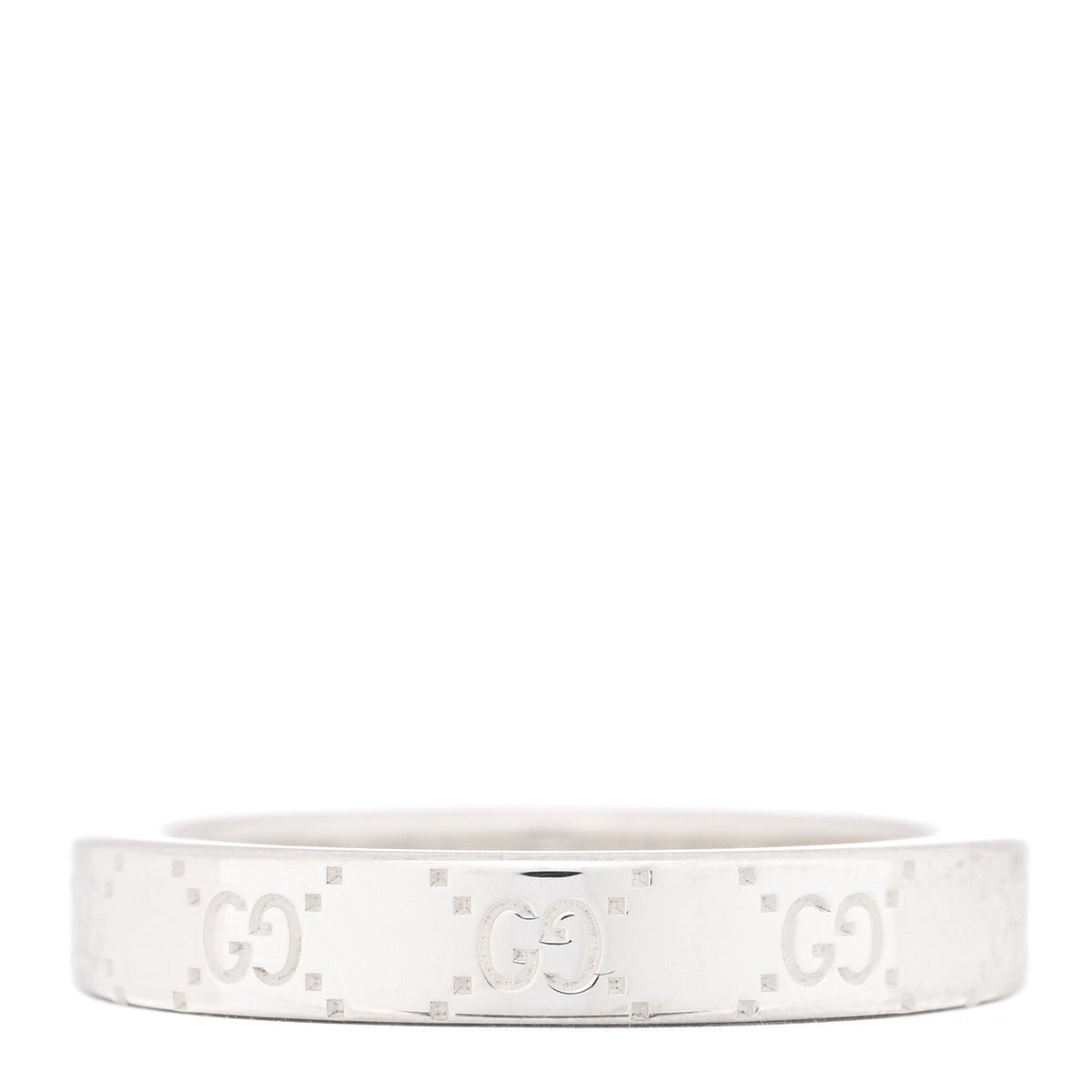 Sterling Silver GG Band Ring 55 7.25