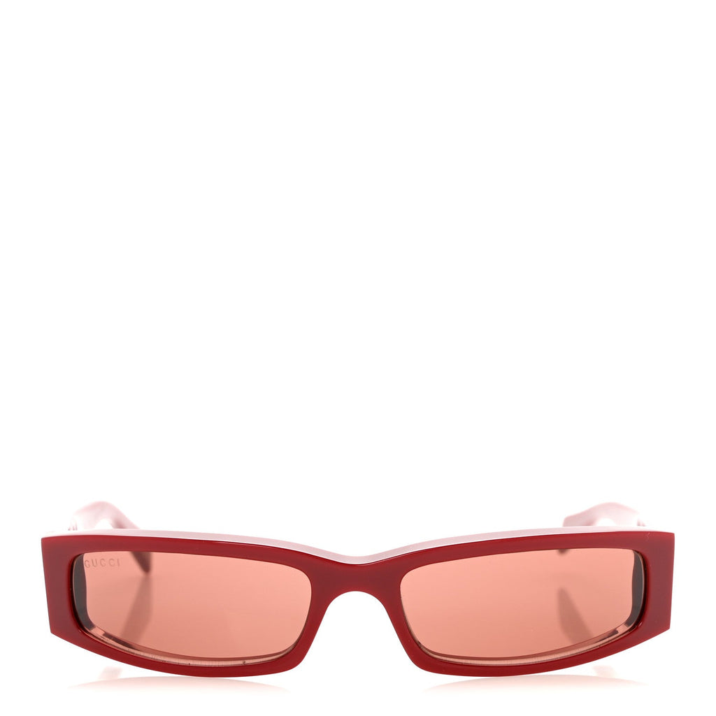 Acetate Square Sunglasses GG1778S Red