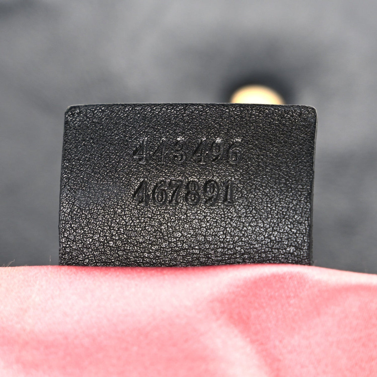 Velvet Matelasse Medium GG Marmont Shoulder Bag Black