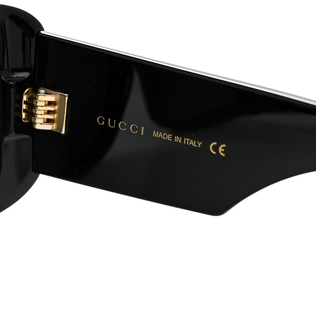 Acetate Square Frame Sunglasses GG1080S Black