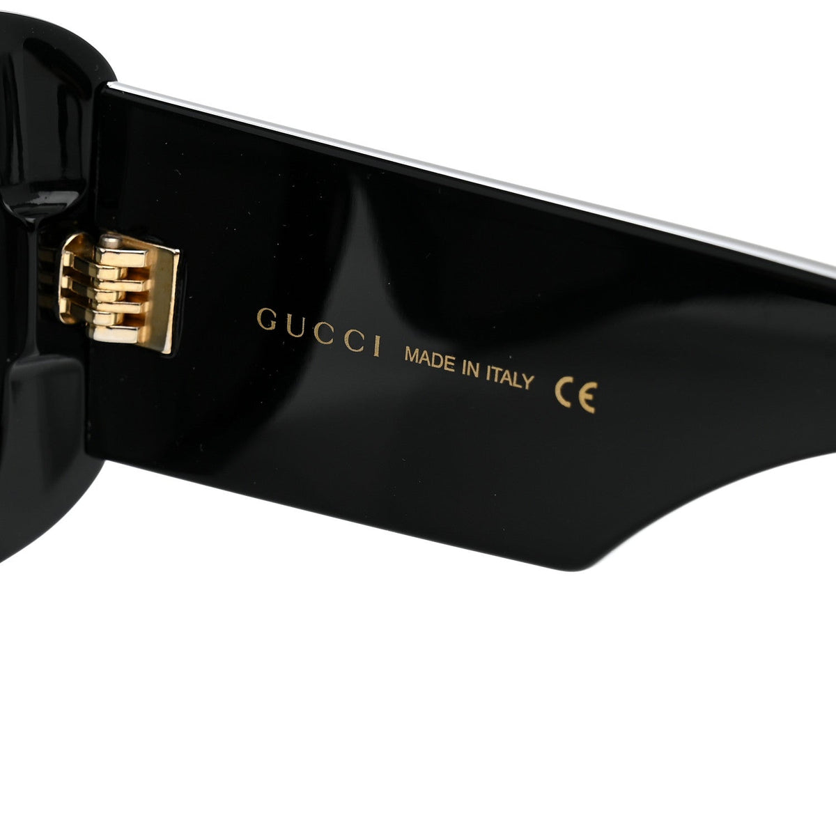 Acetate Square Frame Sunglasses GG1080S Black