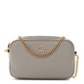 Dollar Calfskin Super Mini GG Marmont Chain Shoulder Bag Deep Grey