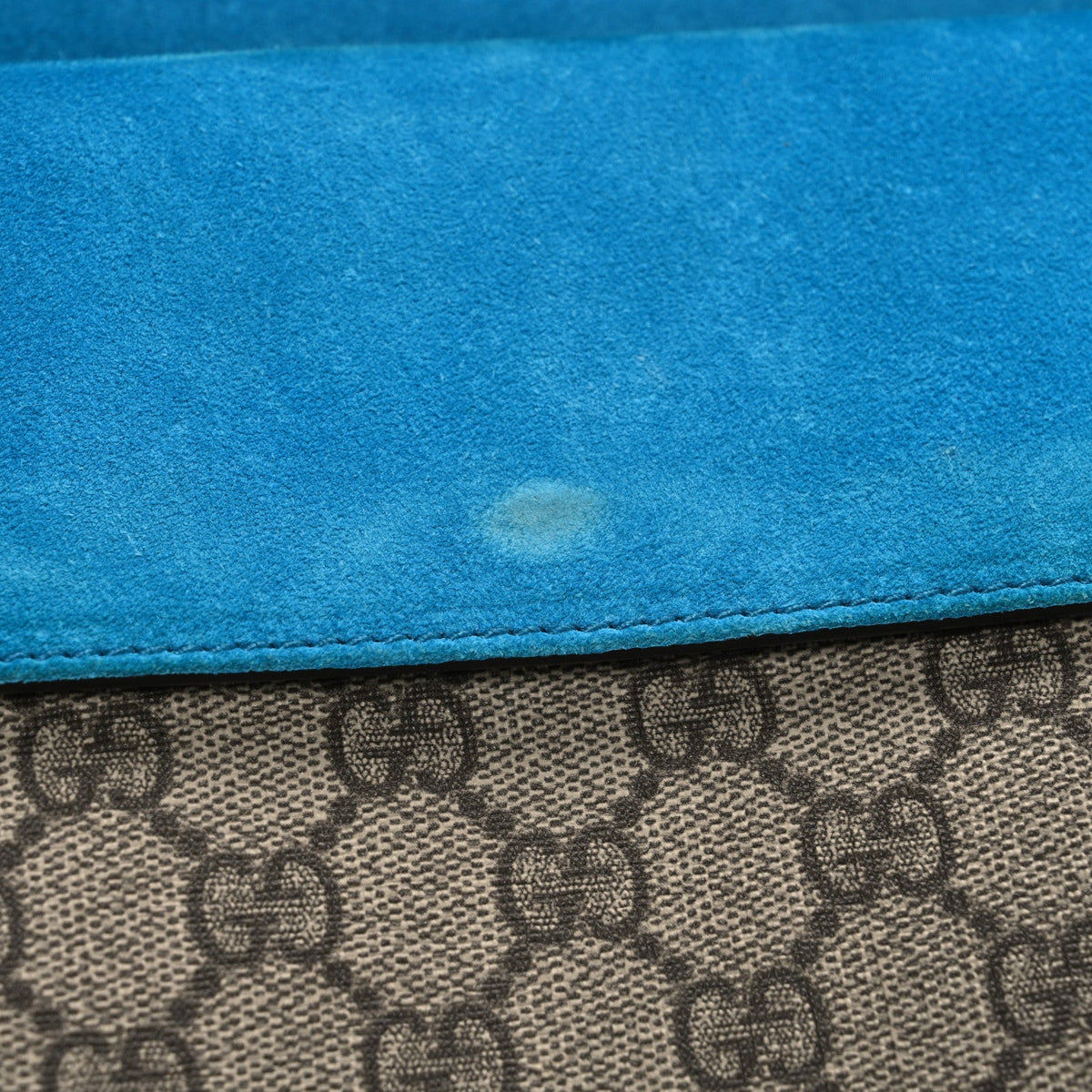GG Supreme Monogram Small Dionysus Shoulder Bag Bright Turquoise