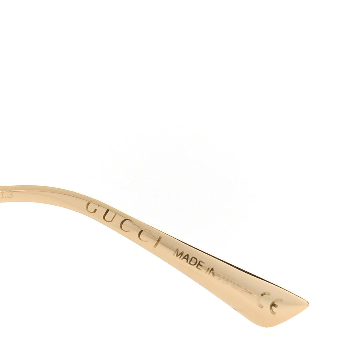 Acetate Square Frame Wing Sunglasses GG0535S Black