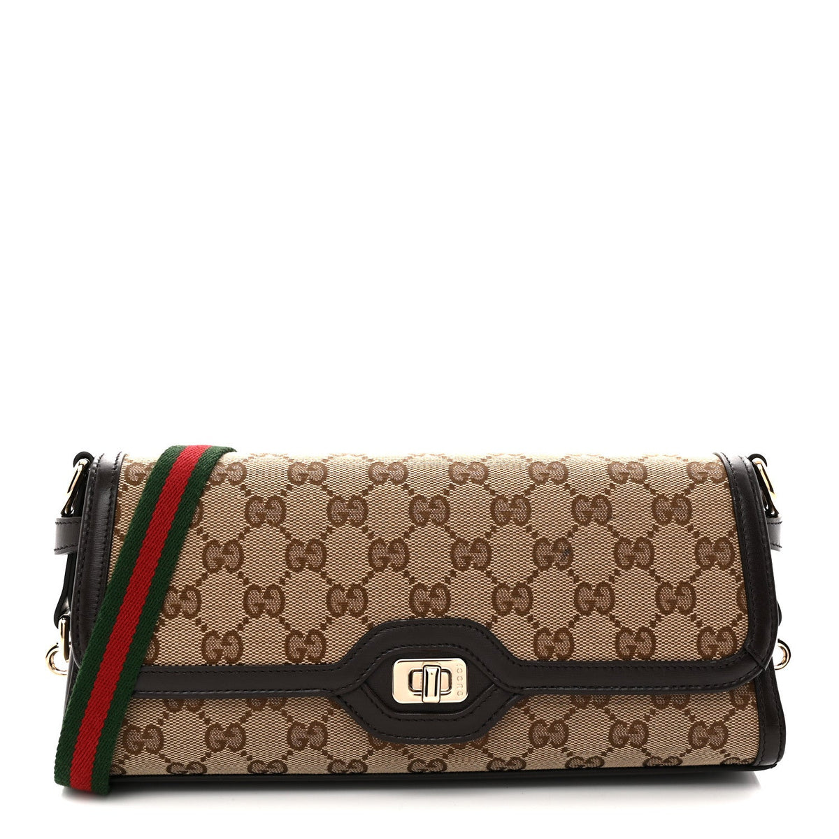 GG Monogram Small Luce Shoulder Bag Beige Ebony