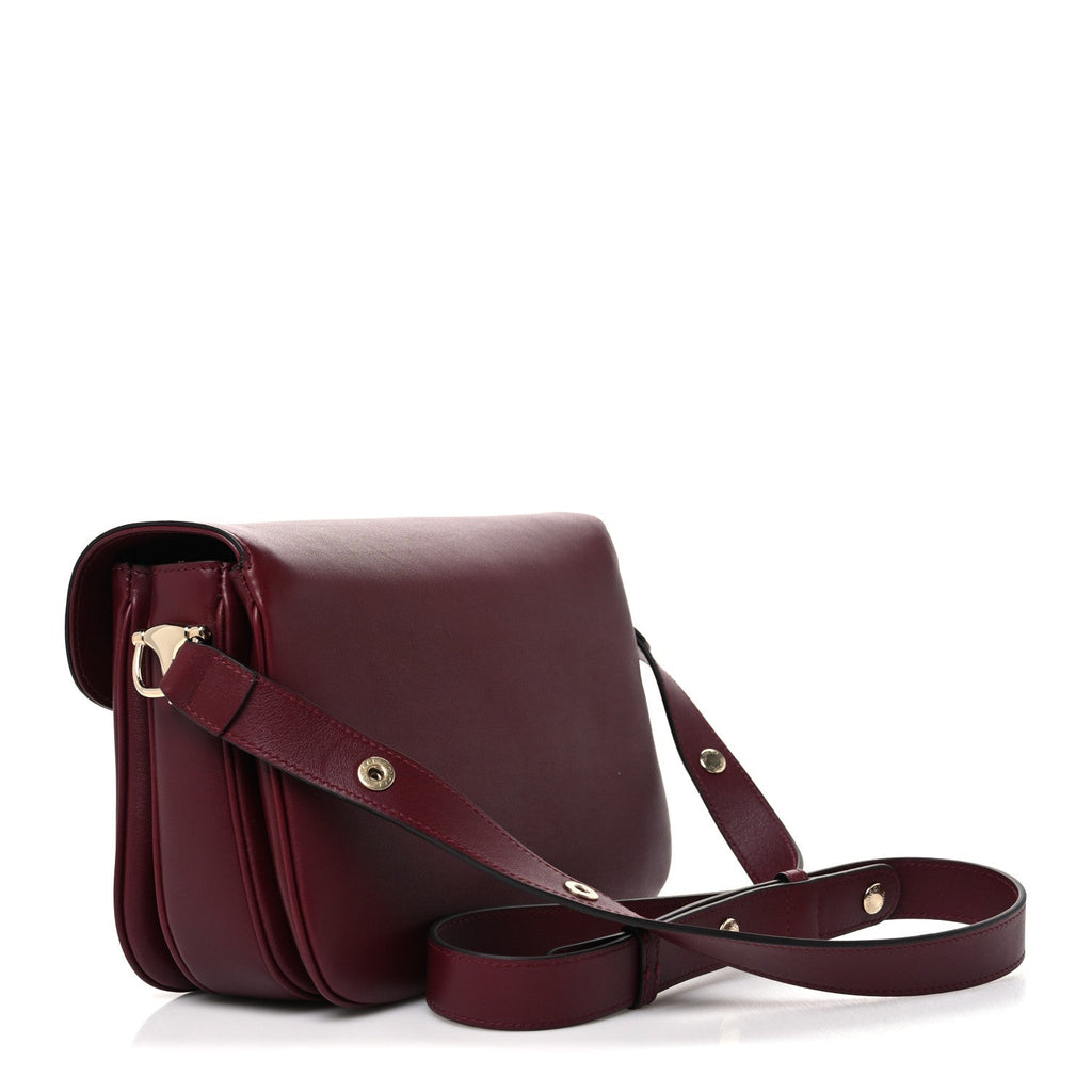 Arabella Calfskin Horsebit 1955 Shoulder Bag Rosso Ancora