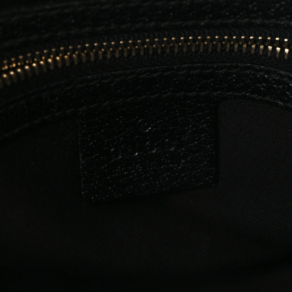 Monogram Medium Charmy Shoulder Bag Black