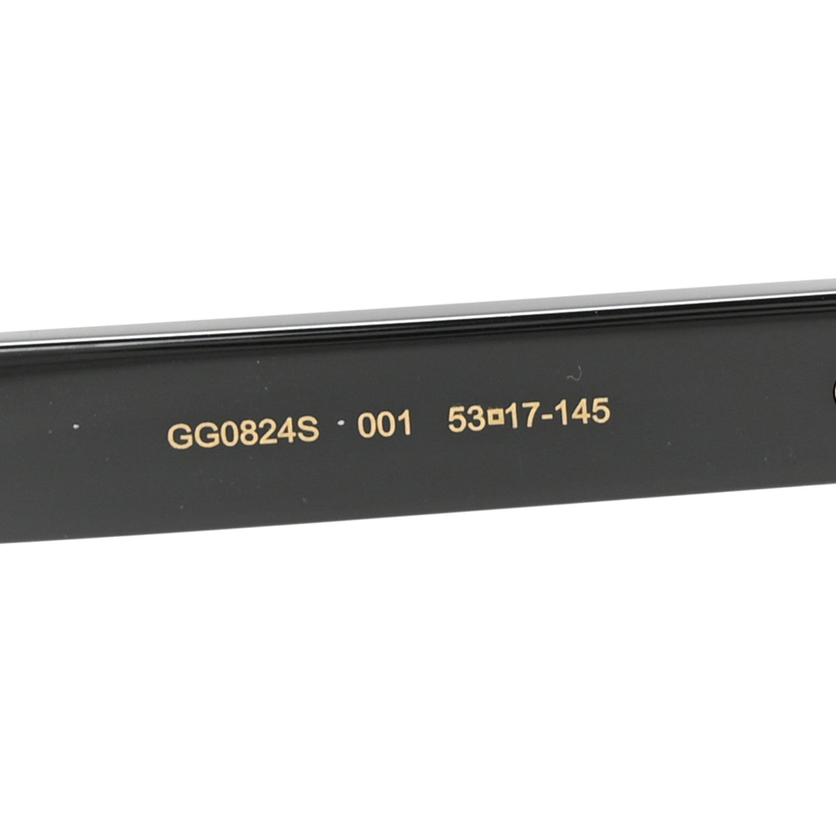 Acetate Sunglasses GG0824S 005 Black
