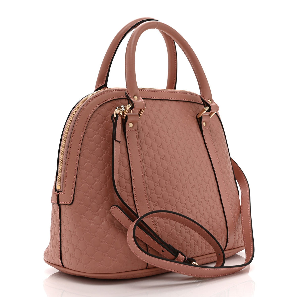 Microguccissima Medium Dome Bag Soft Pink