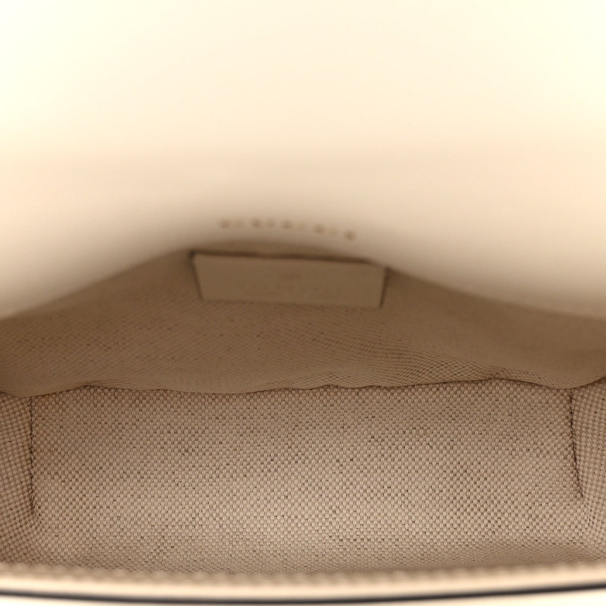 Azalea Calfskin Web Mini Horsebit 1955 Shoulder Bag Mystic White