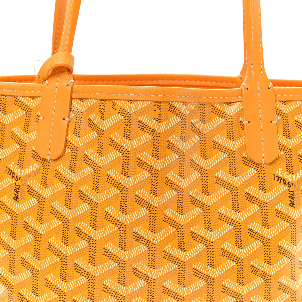 Goyardine Reversible Mini Anjou Yellow