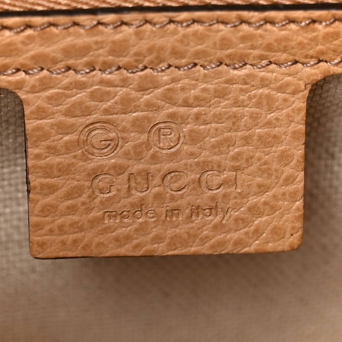 Dollar Calfskin Medium Soho Top Handle Satchel Camelia