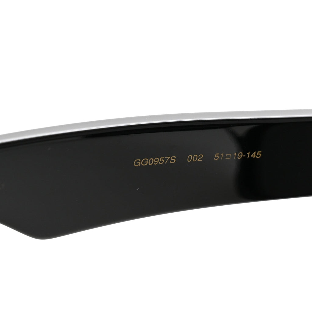 Acetate Cat Eye Sunglasses GG0957S Black