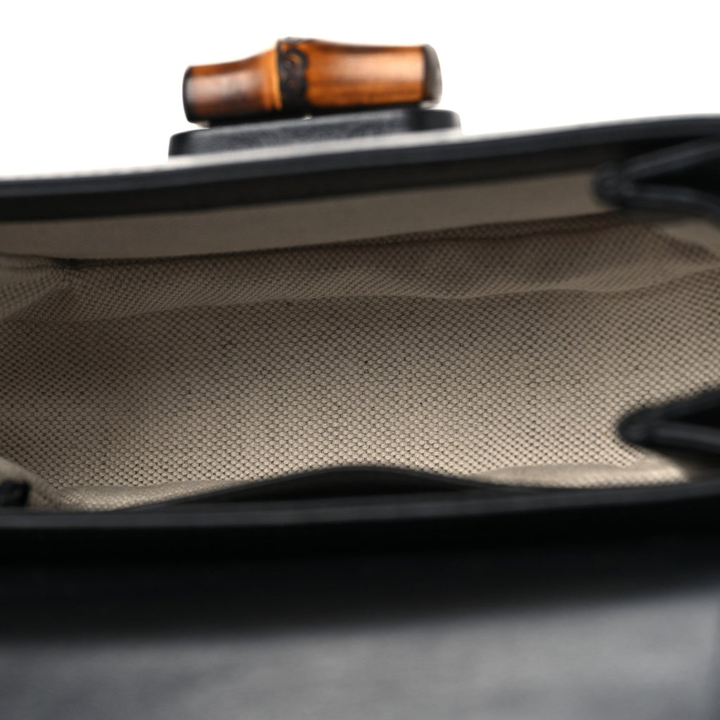 Calfskin Bamboo Mini 1947 Belt Bag 85 34  Black