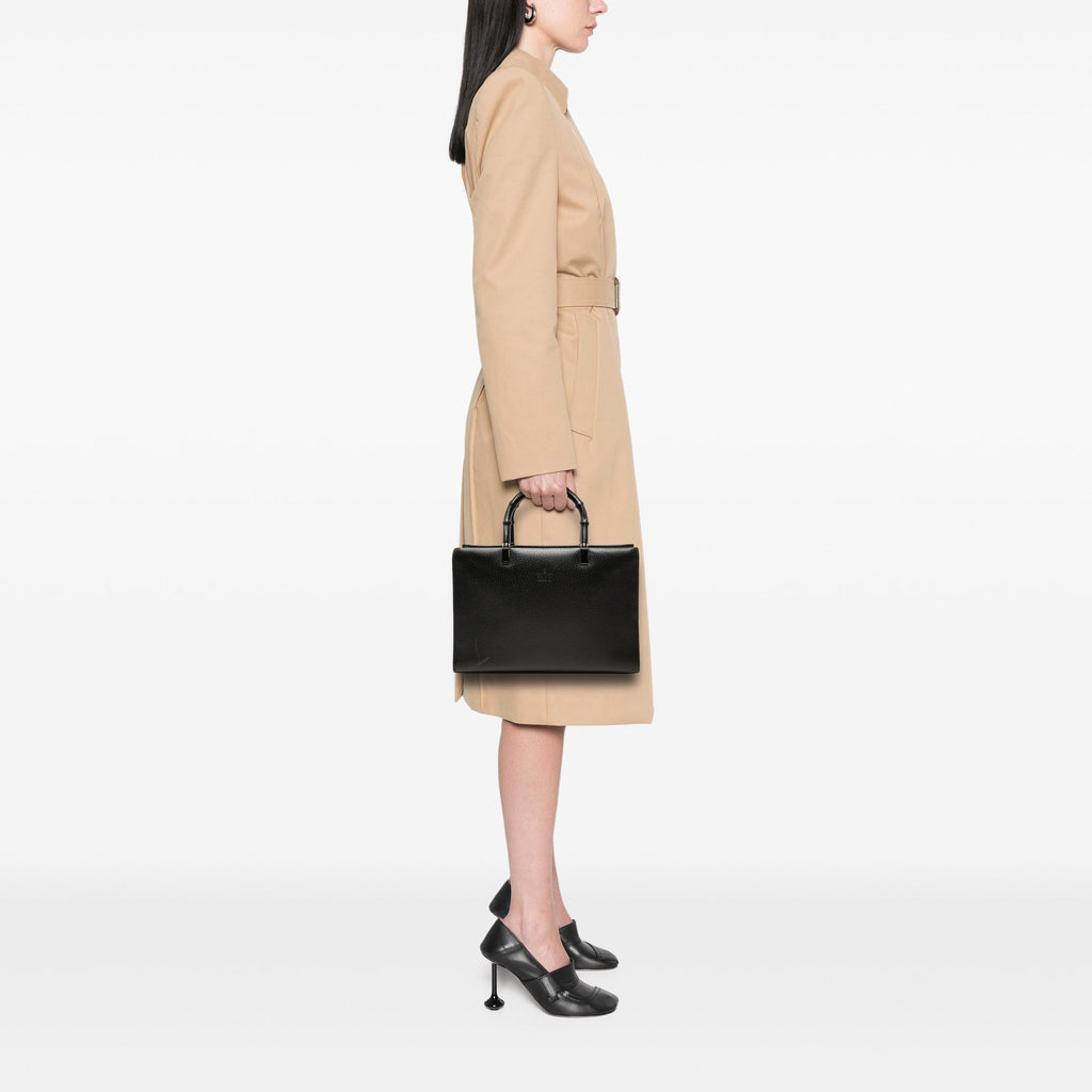 Nymphaea Top Handle Bag Leather Medium