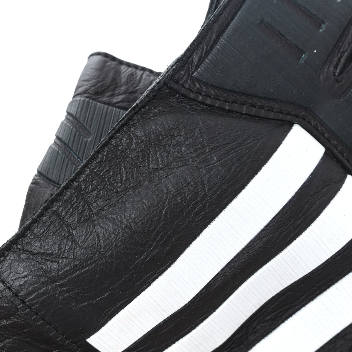 X ADIDAS Nappa Fingerless Short Gloves 8.5 S Black