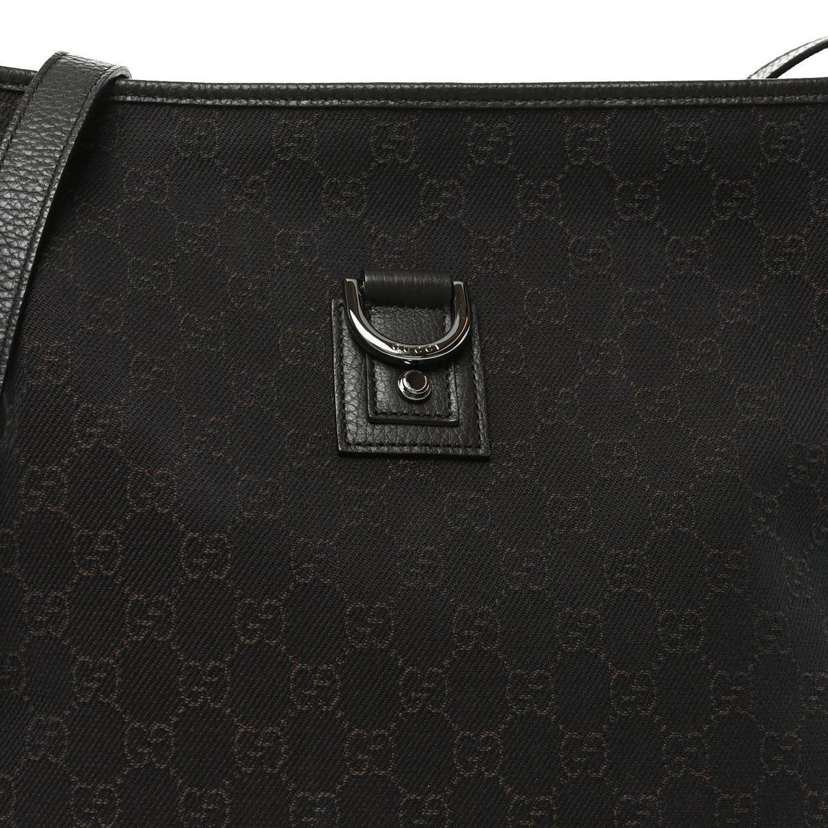 Denim Monogram Abbey Messenger Bag Dark Brown