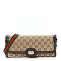 GG Monogram Small Luce Shoulder Bag Beige Ebony