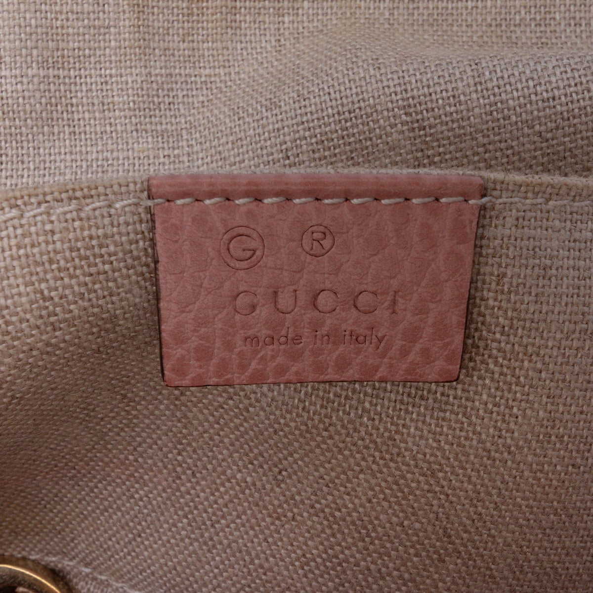 GG Charm Convertible Dome Satchel Leather Mini