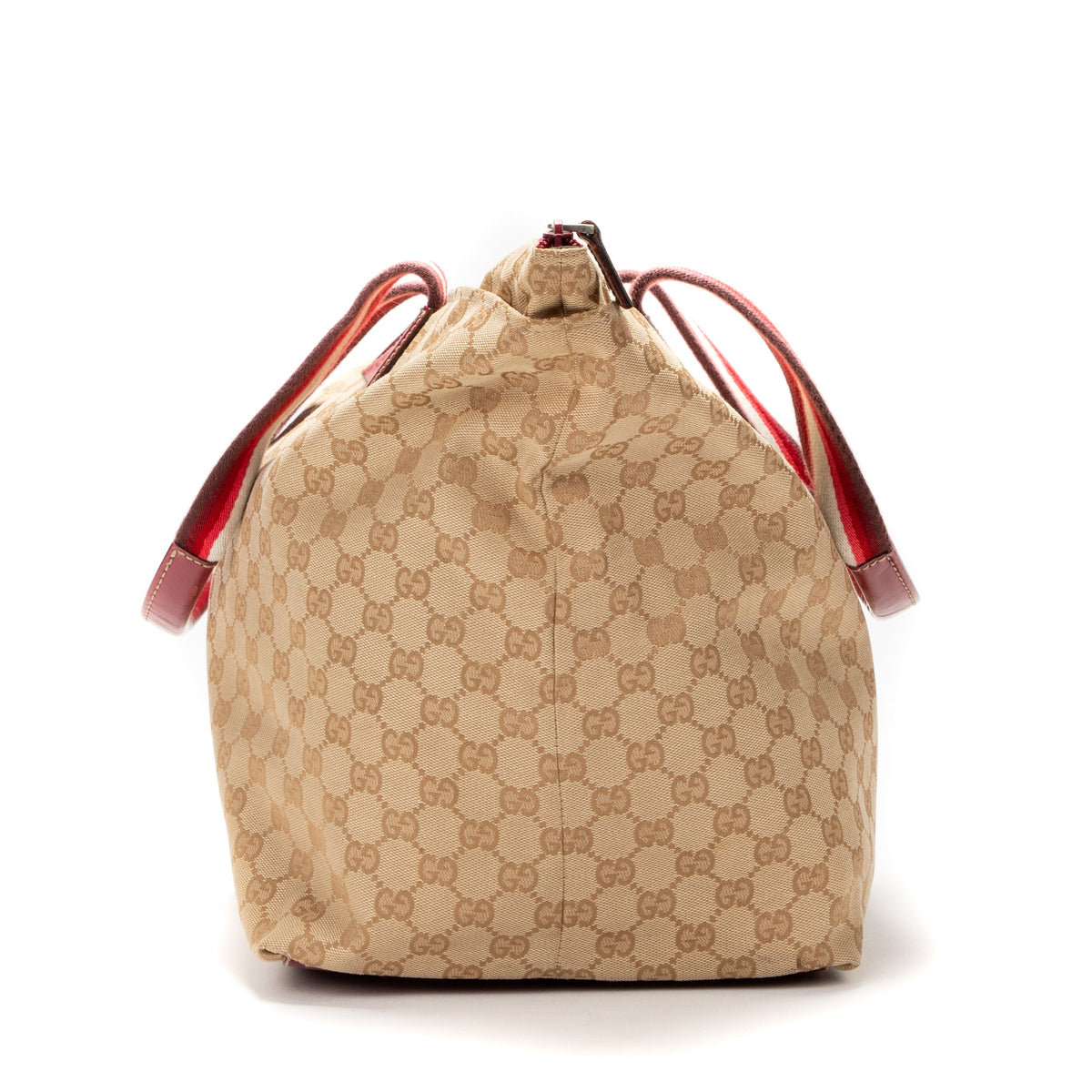 Web Zip Tote GG Canvas Large