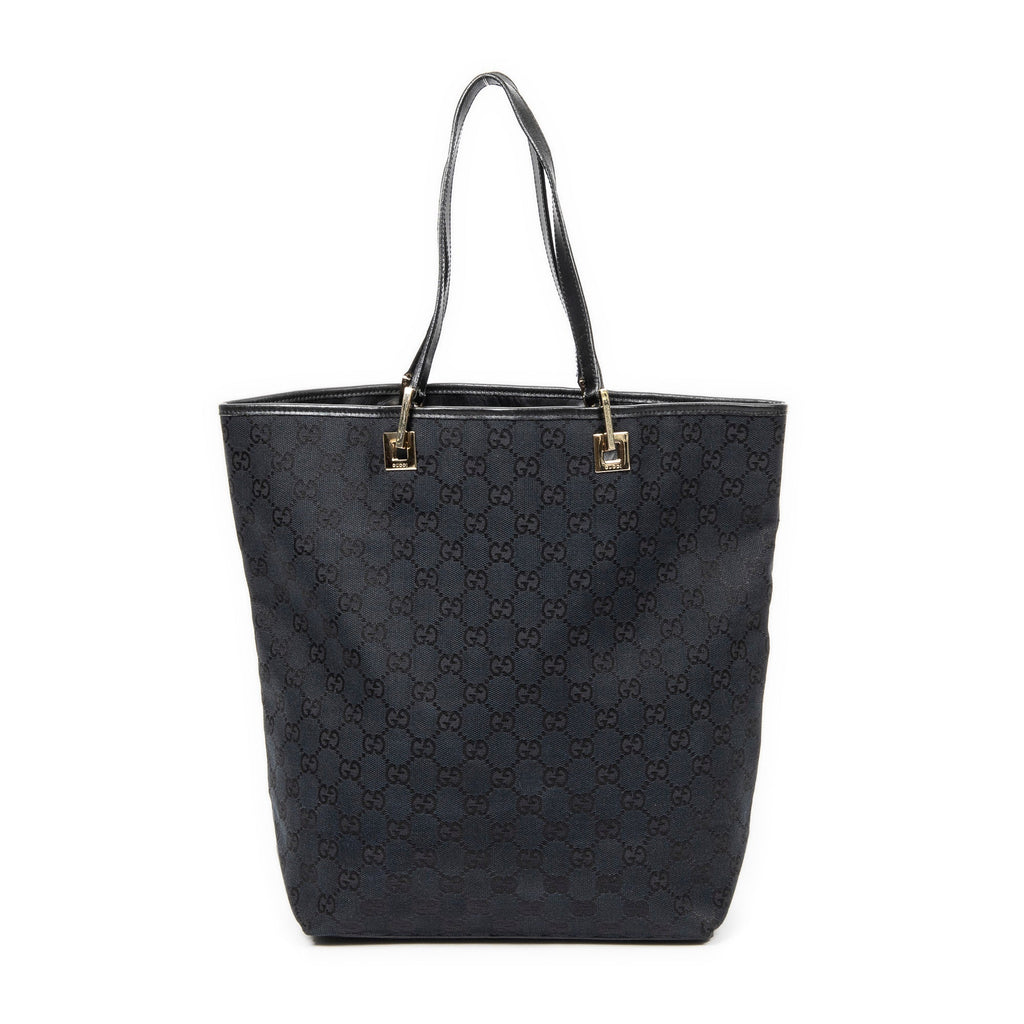Vintage Bucket Shopping Tote GG Canvas Medium