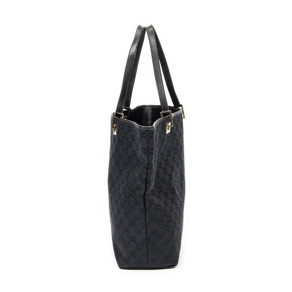Vintage Bucket Shopping Tote GG Canvas Medium