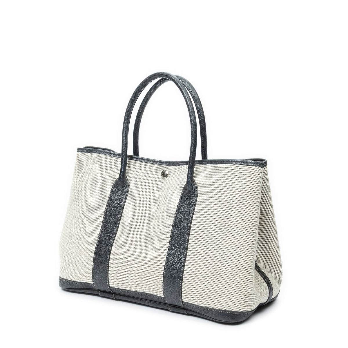 Garden Party Tote Toile and Leather 36